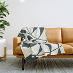 Abstract-botanical 42-4 Throw Blanket Gallery Image 1