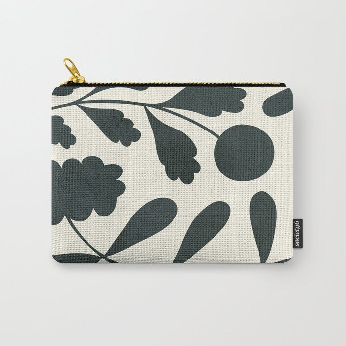 Abstract-botanical 42-4 Carry All Pouch Gallery Image 1