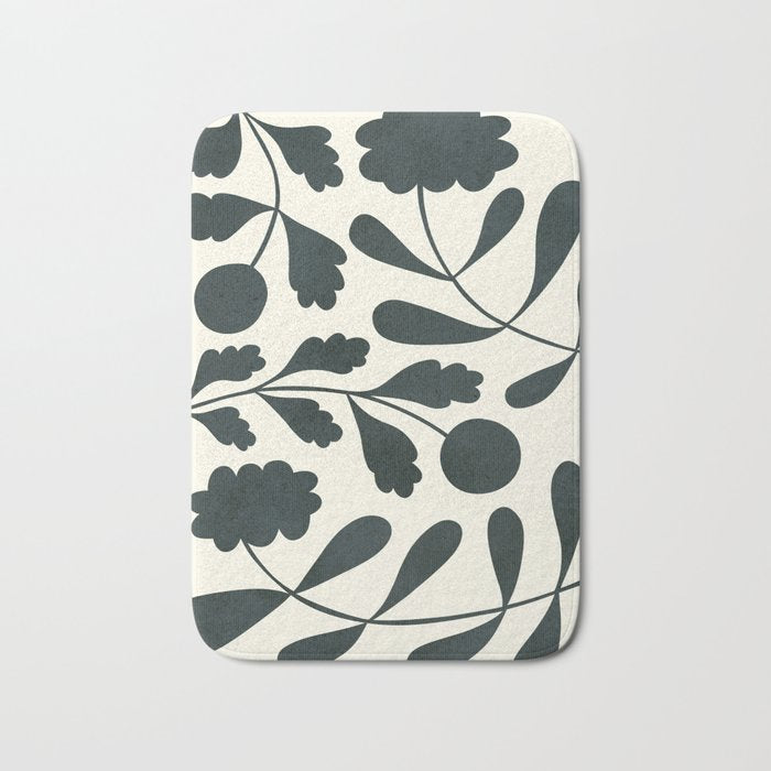 Abstract-botanical 42-4 Bath Mat Gallery Image 1