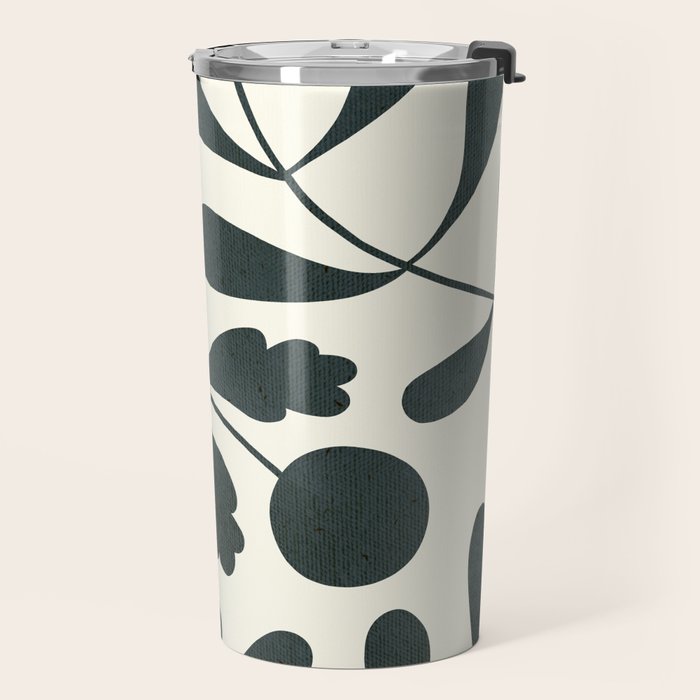 Abstract-botanical 42-4 Travel Mug Gallery Image 2
