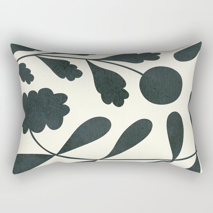 Abstract-botanical 42-4 Rectangular Pillow Gallery Image 2