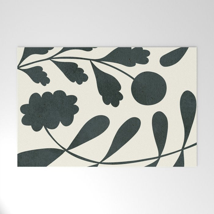 Abstract-botanical 42-4 Welcome Mat Gallery Image 1