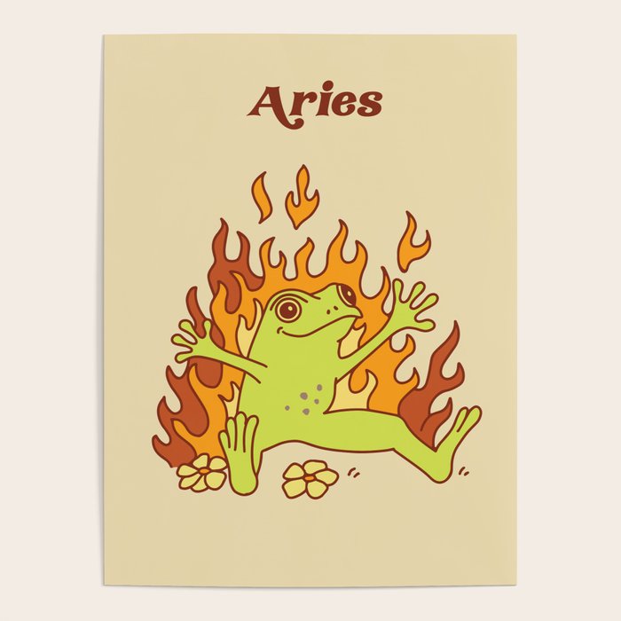 Aries Frog Poster Gallery Image 1