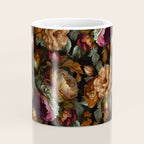 Enchanting Lush Baroque Midnight Flower Garden Coffee Mug Gallery Image 4
