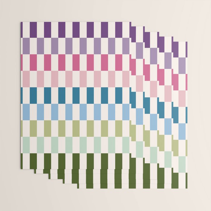 Retro Colorful Stripes Wrapping Paper Gallery Image 3