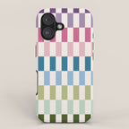 Retro Colorful Stripes iPhone Case Gallery Image 1