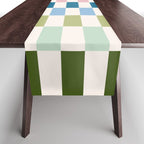 Retro Colorful Stripes Table Runner Gallery Image 1