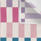 Retro Colorful Stripes Wall Tapestry Gallery Image 3