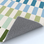 Retro Colorful Stripes Rug Gallery Image 4