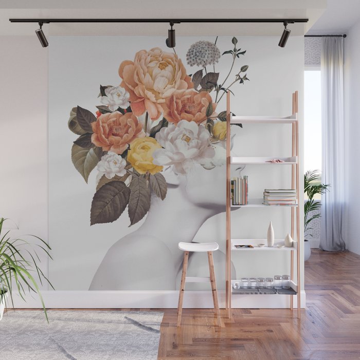 Floral beauty 7 Wall Mural Gallery Image 1