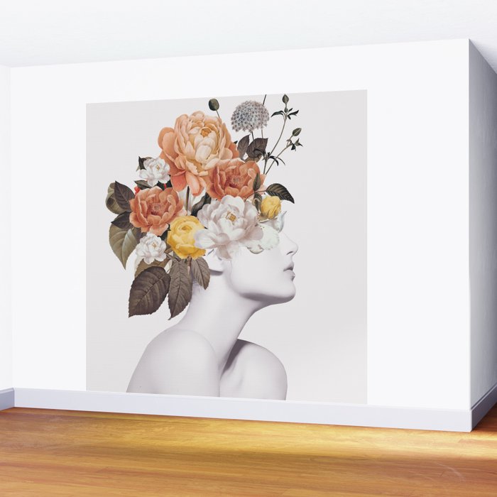 Floral beauty 7 Wall Mural Gallery Image 2