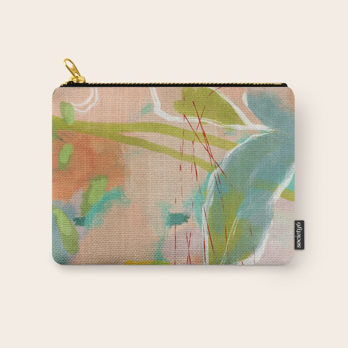 plants in my summer garden / abstraction Carry All Pouch Gallery Image 1