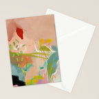 plants in my summer garden / abstraction Stationery Card Gallery Image 2