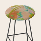 plants in my summer garden / abstraction Stool Gallery Image 2