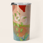 plants in my summer garden / abstraction Travel Mug Gallery Image 3
