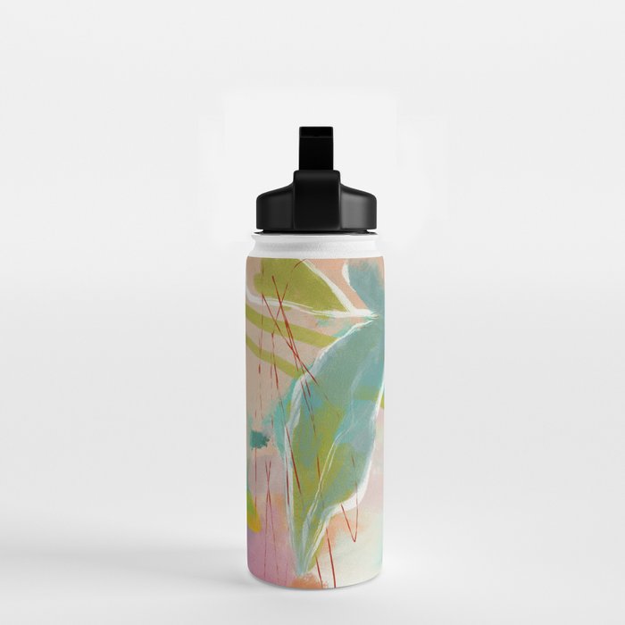 plants in my summer garden / abstraction Water Bottle Gallery Image 2