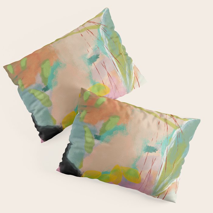 plants in my summer garden / abstraction Pillow Sham Gallery Image 3