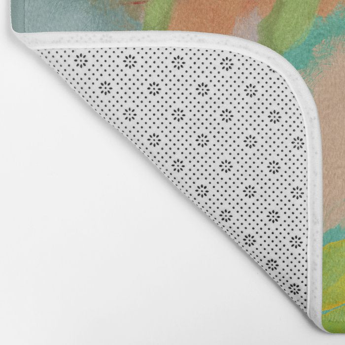plants in my summer garden / abstraction Bath Mat Gallery Image 2