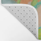 plants in my summer garden / abstraction Bath Mat Gallery Image 2