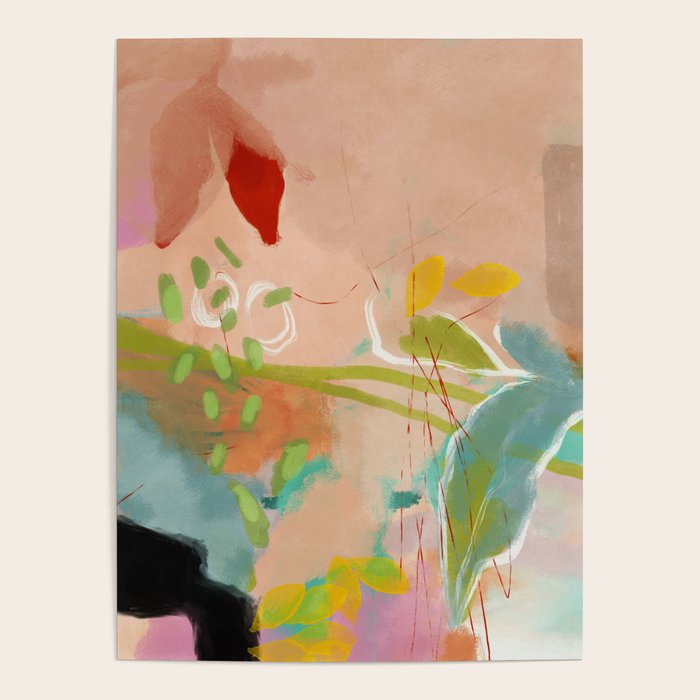 plants in my summer garden / abstraction Poster Gallery Image 4