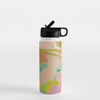 plants in my summer garden / abstraction Water Bottle Gallery Image 1