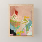 plants in my summer garden / abstraction Mini Art Print Gallery Image 1