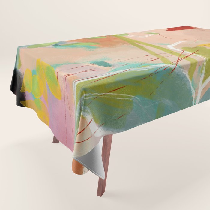 plants in my summer garden / abstraction Tablecloth Gallery Image 1