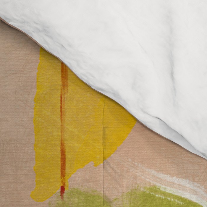 plants in my summer garden / abstraction Comforter Gallery Image 4