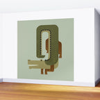Whimsy Crocodile Wall Mural Gallery Image 2