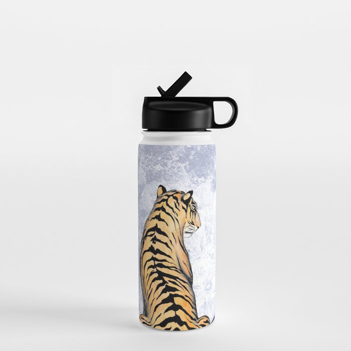 Tiger Moon | Colour Version Water Bottle Gallery Image 1