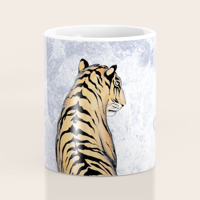 Tiger Moon | Colour Version Coffee Mug Gallery Image 4
