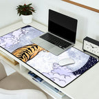 Tiger Moon | Colour Version Desk Mat Gallery Image 2