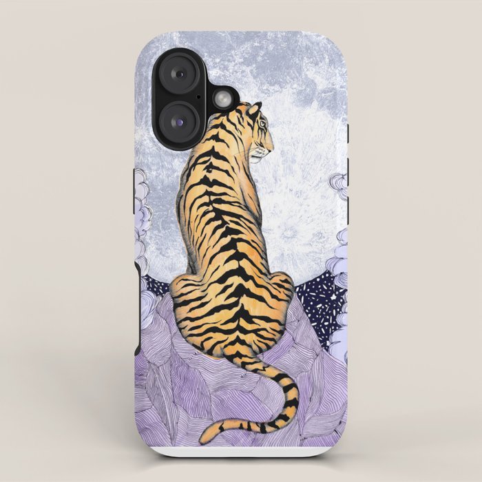 Tiger Moon | Colour Version iPhone Case Gallery Image 1