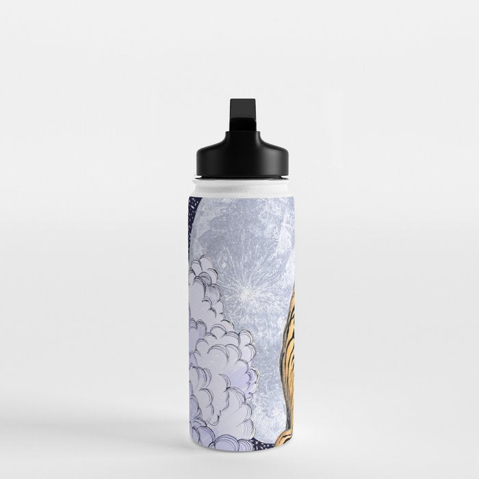 Tiger Moon | Colour Version Water Bottle Gallery Image 3