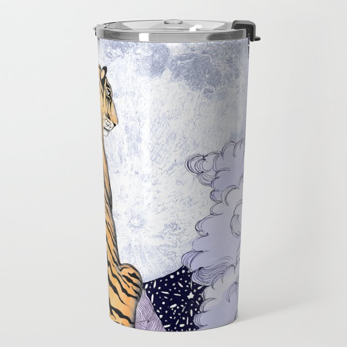 Tiger Moon | Colour Version Travel Mug Gallery Image 2