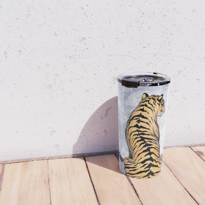 Tiger Moon | Colour Version Travel Mug Gallery Image 4