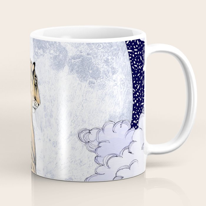 Tiger Moon | Colour Version Coffee Mug Gallery Image 1