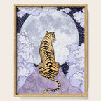Tiger Moon | Colour Version Serving Tray Gallery Image 1