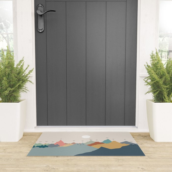 Cat Landscape 115: Himeowlaya Welcome Mat Gallery Image 3
