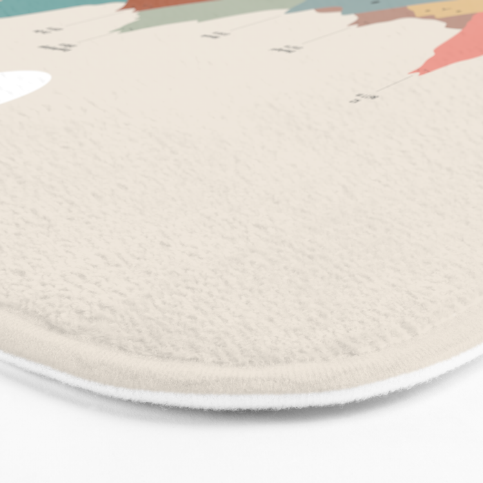 Cat Landscape 115: Himeowlaya Bath Mat Gallery Image 3