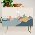 Cat Landscape 115: Himeowlaya Credenza Gallery Image 1
