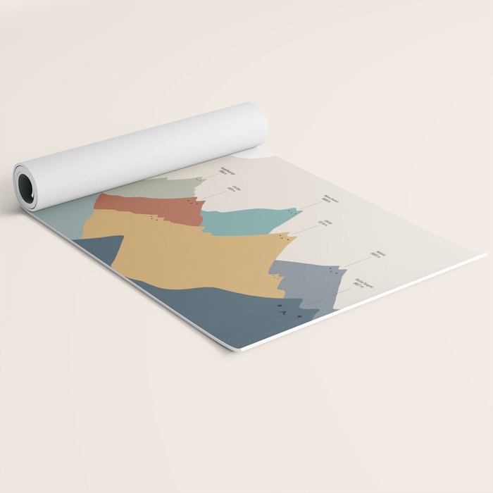 Cat Landscape 115: Himeowlaya Yoga Mat Gallery Image 2