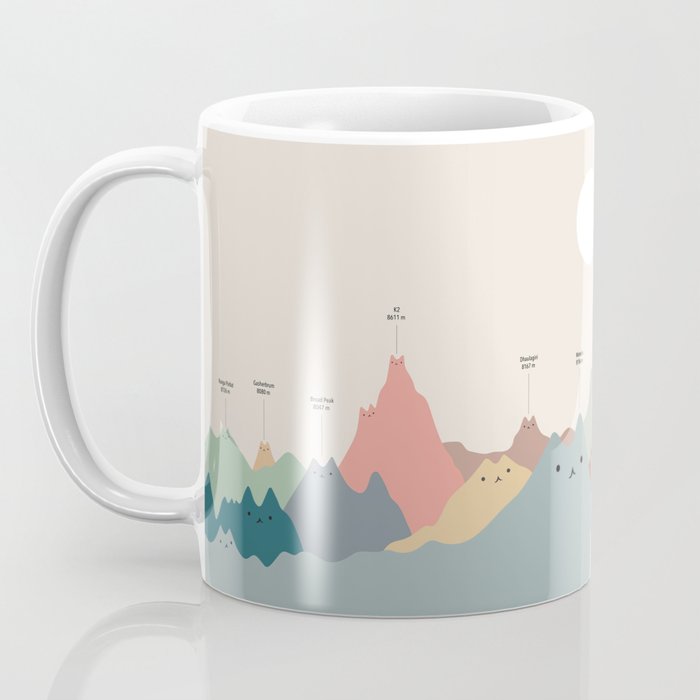 Cat Landscape 115: Himeowlaya Coffee Mug Gallery Image 3