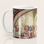 Raffaello Sanzio da Urbino - The School of Athens, 1509-1510 Coffee Mug Gallery Image 3