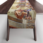 Raffaello Sanzio da Urbino - The School of Athens, 1509-1510 Table Runner Gallery Image 1