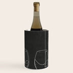 Minimalist Black and White Wine Glasses Wine Chiller Gallery Image 3