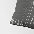Minimalist Black and White Wine Glasses Pillow Sham Gallery Image 4