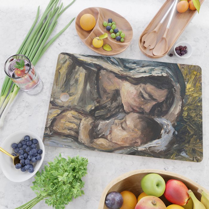 NEW EDITION: Nativity Cutting Board Gallery Image 2