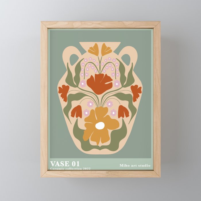 Vase 1 Mini Art Print Gallery Image 1