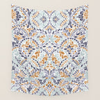Artistic Floral Motif Medley Wall Tapestry Gallery Image 4